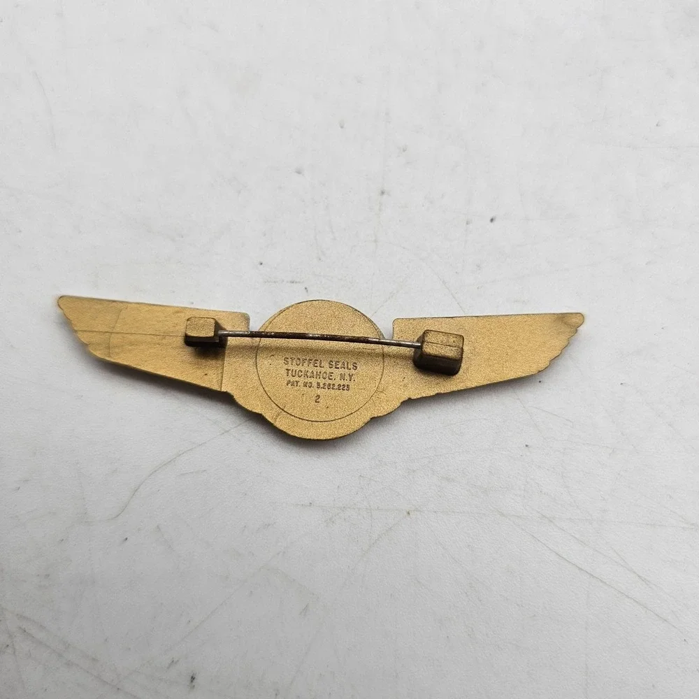 Vintage Piedmont Airlines Pilot Wings Pin Badge Aviation Airline Memorabilia